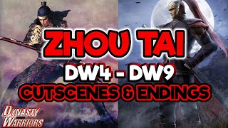 Zhou Tai ALL Cutscenes amp Endings  Dynasty Warriors  4K 60 FPS [upl. by Nwahsat]