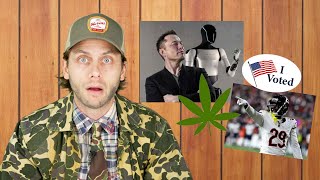 Bears Hail Mary Fail Elons Robots Wisconsin Voting and THC Pizza  Manitowoc Minute Episode 63 [upl. by Eirrol]