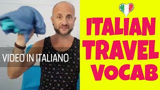 Learn Italian Vocabulary and Practice Comprehension For Your Travels to Italy Video in Italian IT [upl. by Grega830]