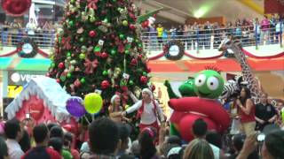 Encendida del arbolito de navidad de Banesco en Albrook Mall [upl. by Haon958]