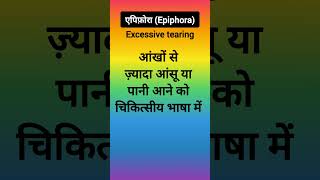 एपिफ़ोराEpiphoraExcessive tearingएपिफोरा का अर्थ क्या हैWhat is epiphora of the eye [upl. by Ahsenhoj]