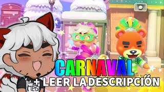 CARNAVAL EN ANIMALCROSSINGNEWHORIZONS 🎊  Leer descripción y pestaña de comunidad [upl. by Jewell]