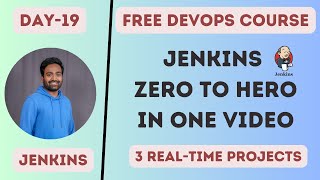 Day19  Jenkins ZERO to HERO  3 Projects Live Docker Agent Interview Questions  k8s gitops [upl. by Niriam]