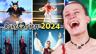 Americans React To Eurovision 2024 Top 10 [upl. by Aciram865]