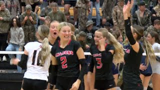 AplingtonParkersburg sweeps SumnerFredericksburg for 2A State Volleyball berth [upl. by Assirod]