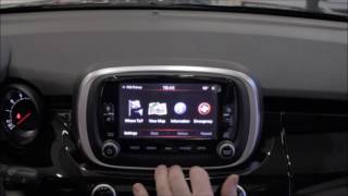 2017 FIAT 500X UConnect Instructional video [upl. by Onimixam]