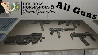 All Guns  PDW  Hot Dogs Horseshoes and Hand Grenades Gameplay  HTC VIVE  VR [upl. by Airdni638]