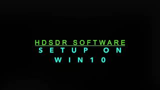 HDSDR Setup For Windows 10  RTLRTLTCP [upl. by Ardnekal]