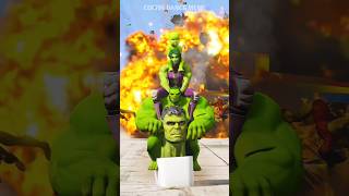 GTA V  HULK SAVING BABY  Coffin Dance Song Cover shorts [upl. by Drooff]