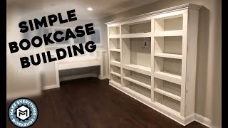 Building A Simple Book Case Woodworking How To [upl. by Adnalohs]