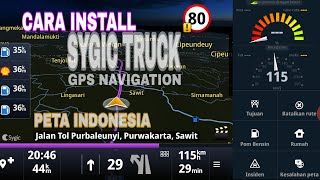 Sygic Truck GPS Navigation V 2003 Peta Indonesia dan Cara Installasi [upl. by Meeka]