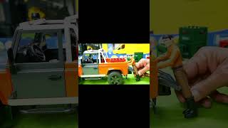 Bruder Unboxing Jeep automobile spielzeug childrensgames [upl. by Aztirak]