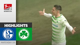 Fürth Shoots Away Their Frustration  FC Schalke 04SpVgg Greuther Fürth 34  Highlights  BL 2 [upl. by Brandon]