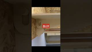 FOLD HANG REPEAT The Ultimate spaces saving Table for Tiny Homes diy viral woodscrafttips [upl. by Jeffry]