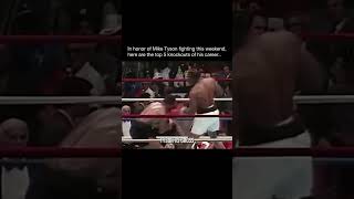 Top 4 knockouts on miketyson career [upl. by Tloc]