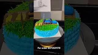 my 1st fondant work🤫😉cakeyoutubeshorts shorts trending [upl. by Hazard]