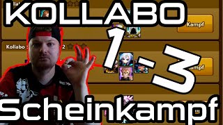 Kollabo Scheinkämpfe 1  3 mit jeweils 3 Sternen nach Hause bringen  Summoners War Deutsch [upl. by Averat622]