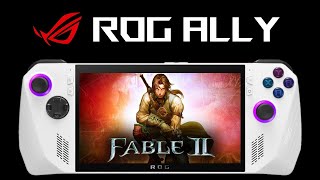 Fable 2 ROG ALLY  60FPS Patch  Xbox 360 Emulation  Xenia [upl. by Yrreg]