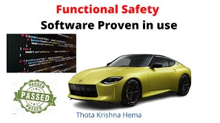 Software Proven In use ISO 26262 [upl. by Cown164]