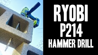 Ryobi 18v ONE 12quot Hammer Drill P214  P1812 [upl. by Allx]