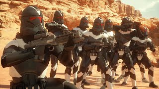 Shadow Troopers vs Bounty Droids  STAR WARS JEDI SURVIVOR NPC Wars [upl. by Aiciruam445]