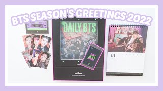 ★ BTS 2022 SEASONS GREETINGS UNBOXING ★ [upl. by Ardnnaed892]