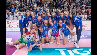 Pinerolo vs Milano  Highlights  Gara 2 quarti di finale Playoff scudetto Serie A1 Volley Femminile [upl. by Jobi]