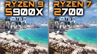 Ryzen 9 5900X vs Ryzen 7 2700 Benchmarks – 15 Tests 🔥 [upl. by Naivat]