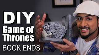 How to make a DIY Game Of Thrones Book Ends [upl. by Isabeau887]