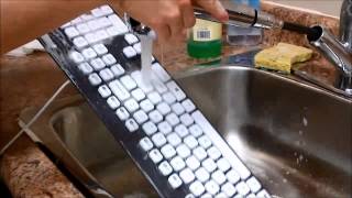 Testing the Logitech Washable K130 Keyboard [upl. by Sucerdor893]