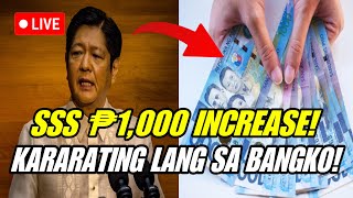 SSS 2ND TRANCHE ₱1000 INCREASE NAKARATING NA SA BANGKO AT ATM [upl. by Kathlene]