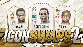 ICON SWAP 2 IS RELEASED w Ronaldinho Vieira amp MORE  FIFA 20 Ultimate Team [upl. by Viens]