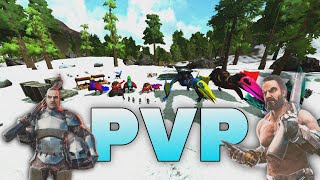 RAIDING 50 Hours defeat 10 player MostPopulated Server  ARK MOBILE PVP [upl. by Nitsua628]