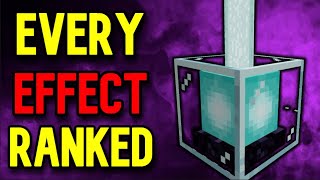 Minecraft Beacon Effect Tier List [upl. by Atekram439]