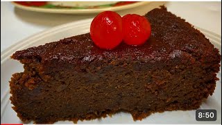 Christmas Fruit Cake Black Cake Rum Cake Super Moist amp Delicious [upl. by Nicolea]