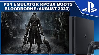 PS4 Emulator RPCSX Boots Bloodborne No Graphics yet  First PS4 Emu to boot it [upl. by Leesen]