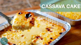 How to Make Easy and Delicious Cassava Cake Filipino Dessert Recipe [upl. by Jillene]