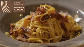 Carbonara con Chitarra alluovo al Tartufo [upl. by Darbie319]