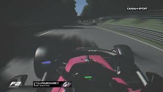 Formula 2 2023 Théo Pourchaire ONBOARD at Monza  AssettoCorsa [upl. by Elle]