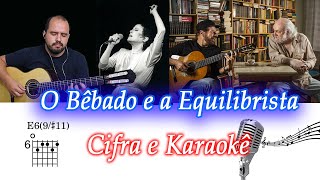 O Bêbado e a Equilibrista  Elis Regina Karaokê e Cifra  Violão e Voz [upl. by Kelson614]