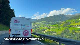 4k alpine towing 🇮🇹  🇦🇹 Sudtirol to Tirol Breaking down on Grossglockner 77 [upl. by Anse284]