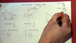 Trigonometry Basics  how to find missing sides and angles easily 6 Golden Rules of SOHCAHTOA [upl. by Ilamad]