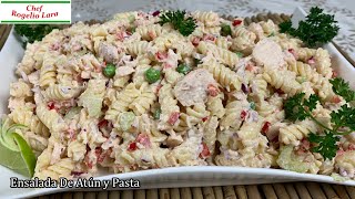 Ensalada De Atún Y Pasta  Receta Deliciosa [upl. by Lleuqar269]