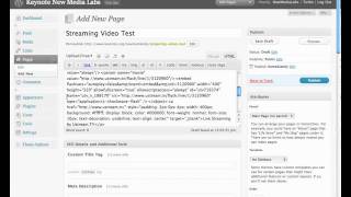 How to setup your USTREAM feed on a Wordpressorg blog 2 [upl. by Ehctav]