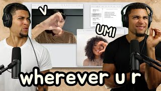 UMI V  wherever u r ft V of BTS REACTION [upl. by Annayi]