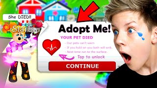 Adopt Me PETS ARE DYING DREAM PETS ARE GONE NEW Update Pets Die in Adopt Me Prezley [upl. by Yasu]