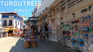 Bodrum Turgutreis Bazaar Walking Tour  August 2022 MuğlaTurkey [upl. by Hedges306]