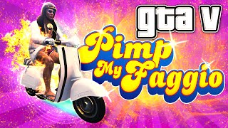 GTA 5 Online Funny Moments  Pimp My Faggio Special [upl. by Deyas]