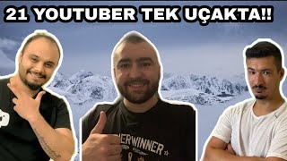 RÜYA GİBİ TAKIM 21 YOUTUBER 1 UÇAKTA   PUBG MOBİLE [upl. by Cornelia201]