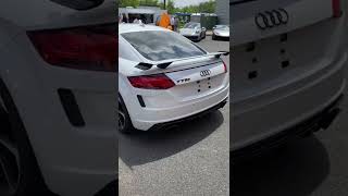 Audi TTRS Exhaust Sounds Crazy Loud ASF [upl. by Tiana]